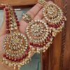 Maroon Earring