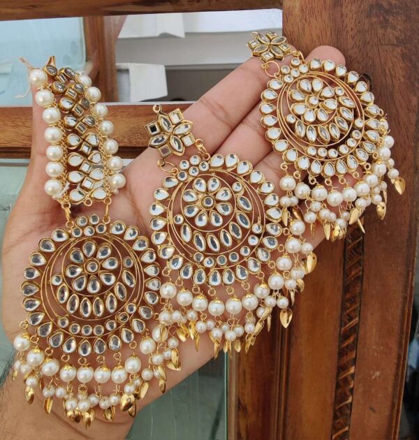 White Earring