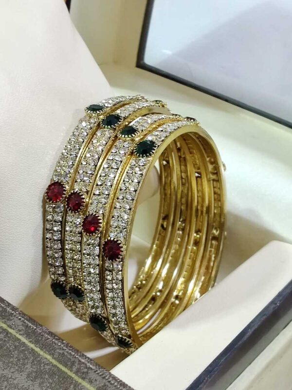 Red-green Bangles