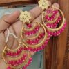 Magenta Earring