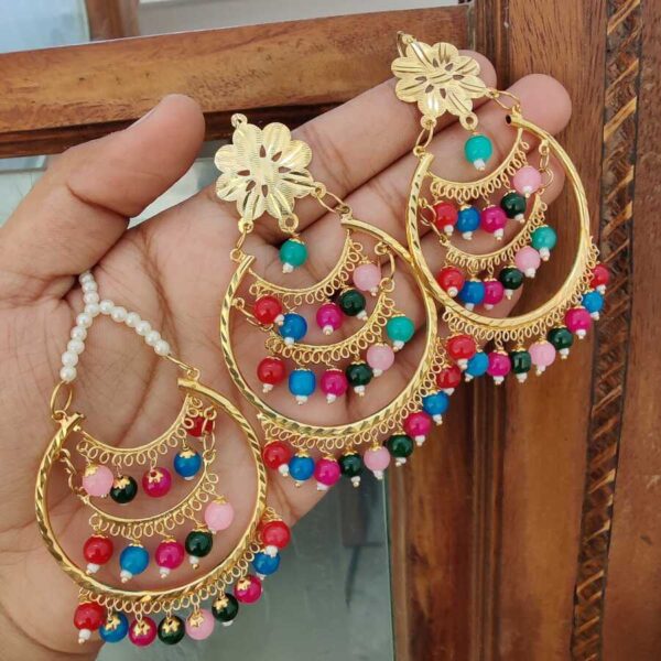 Multicolor earring