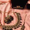 black polki set
