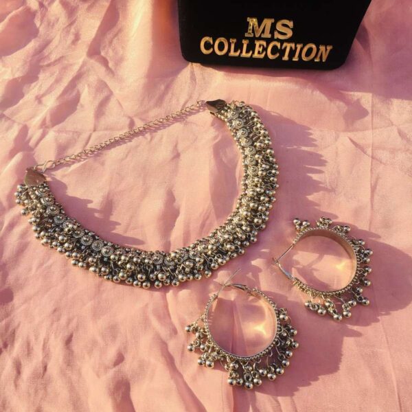 oxideised necklace set