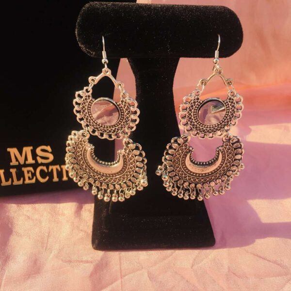 2 layered earrings