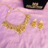 mustard necklace set