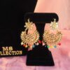 multicolor beads earrings