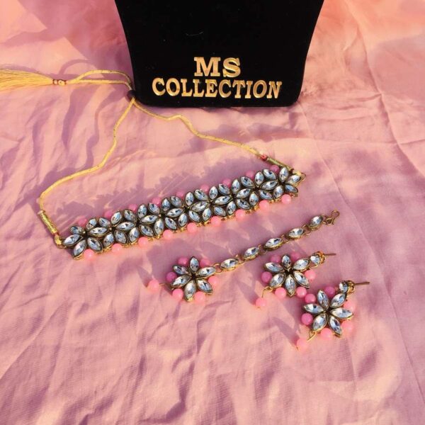 pink beads set