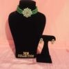 green beads necklace