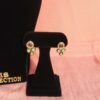 red beads earrings