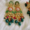 minakri green earrings