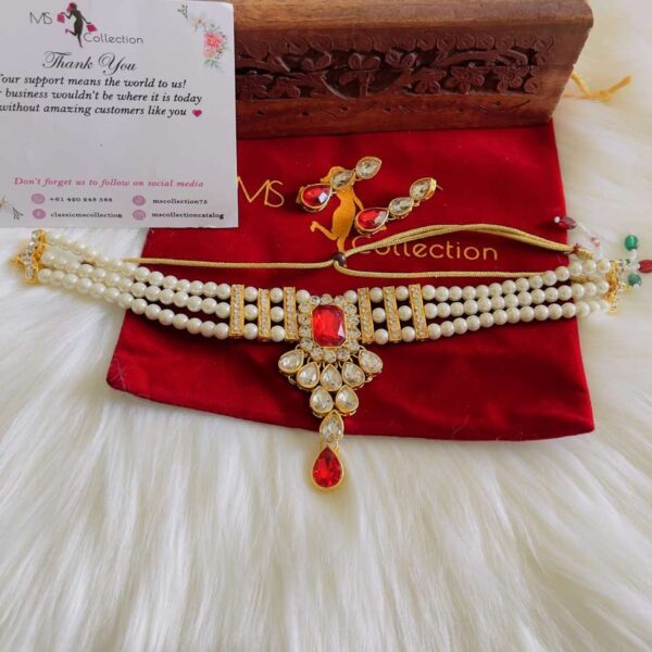 KUNDAN AND Pearl set