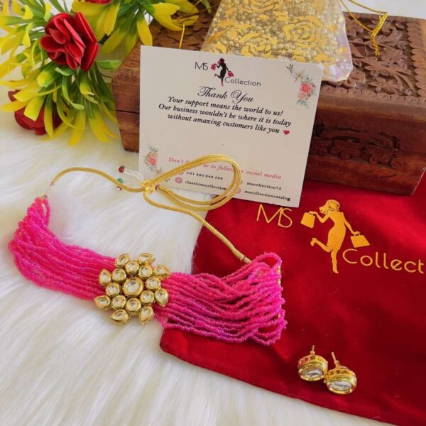 hot pink multistrand