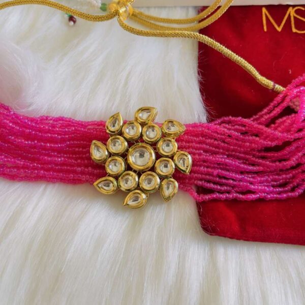 hot pink necklace