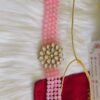 pink kundan necklace