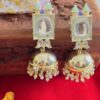 mint earrings