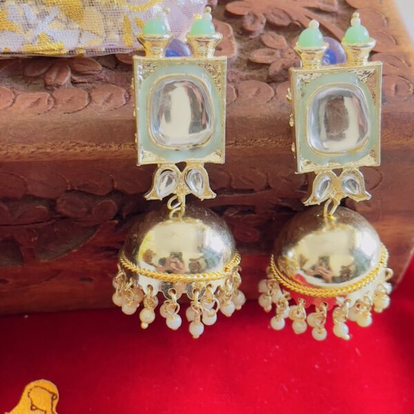 mint earrings