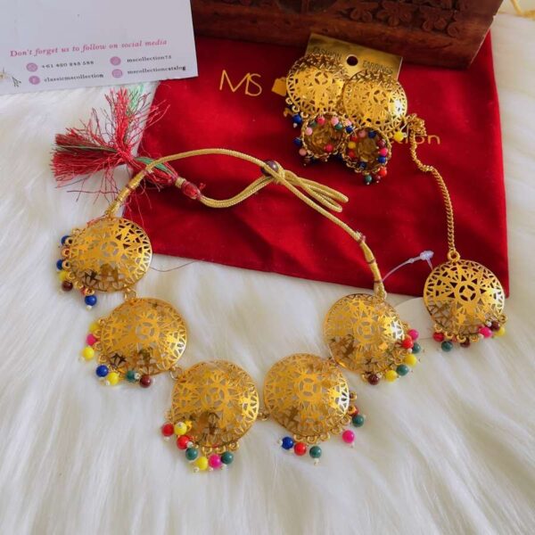 multicolor punjabi jewellery