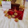 red beads punjabi jewelry