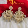 grey beads earrings