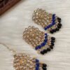 Blue-black beads
