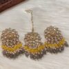 yellow-grey beads