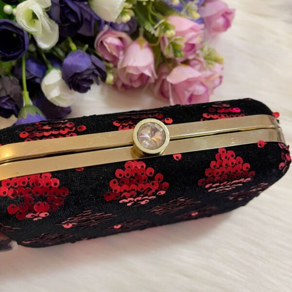Red and Black Clutch