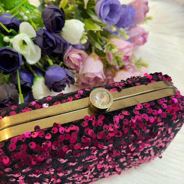 red and black Clutch For Women