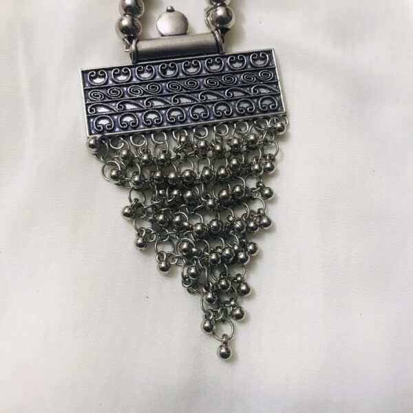 MS Collection Antique Black Oxidised Pendant