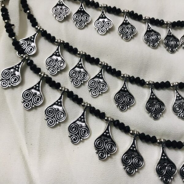 3 layer Oxidised Necklace