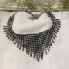 MS Collection Designer Oxidised Necklace