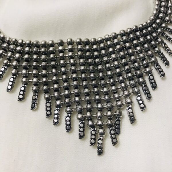 Designer Oxidised Necklace Set