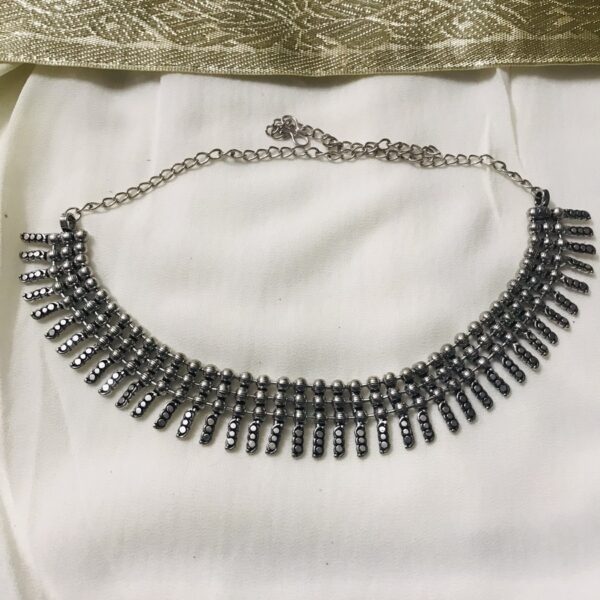 Oxidised Silver with Antique Texture