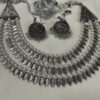 Oxidised Necklace set with Jhumki earrings