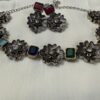 Floral Design Oxidisied Necklace Jewellery