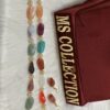 Precious Multicolor Stones with Pearl Mala