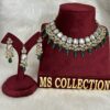 Green High Quality Uncut Kundan set