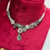 Stone Studded Oxidised Necklace set
