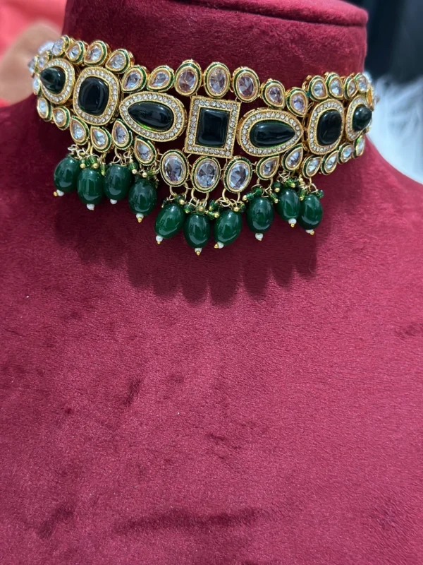 Green Kundan Bridal Necklace Collection