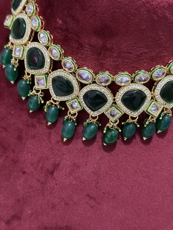 Green Kundan Bridal Necklace