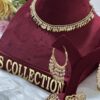 Punjabi jewellery with bali earrings and clips