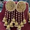 Golden Bollywood Bahubali Earrings