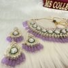 Lavender Kundan Jewellery