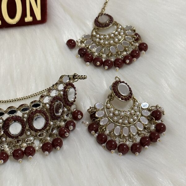 Maroon Premium quality Alara Earrings