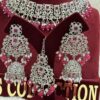 AD necklace set with magenta beads