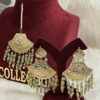 Punjabi Traditional earrings with tikka