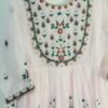 Hand Embroidery Pink Anarkali Frock Suit