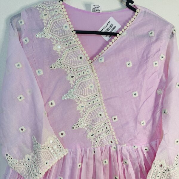 Pink Frock suit Angrakha Style