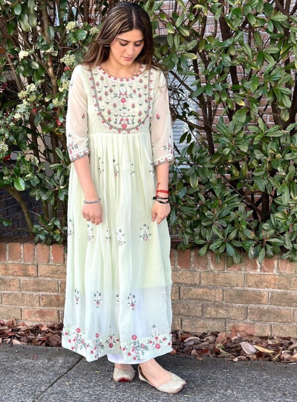 Payal with Hand embroidery Anarkali Suit
