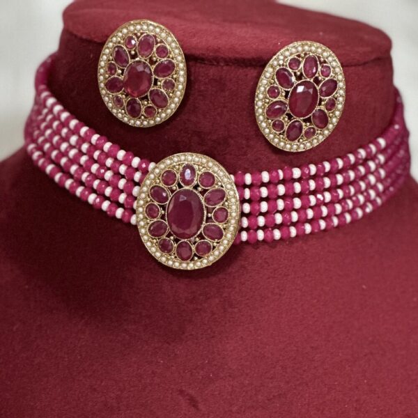 Hot Pink Choker Set