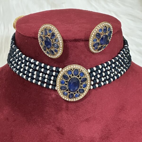 Blue Choker Set